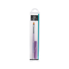 Pensula unghii cu varf diagonal, pentru aplicare gel UV, GF-16-6, Nr. 6, violeta