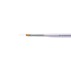 Pensula unghii cu varf diagonal, pentru aplicare gel UV, GF-16-6, Nr. 6, violeta