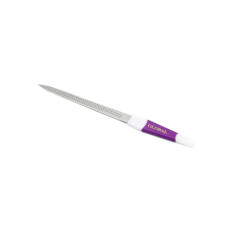 Pila metalica pentru unghii G-85, Global Fashion, violet/alb