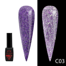 Disco Gel Polish, Global Fashion, reflective, 8 ml C03