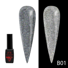 Гель лак Disco Gel Polish, Global Fashion, светоотражающий, 8 мл B01