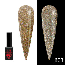 Disco Gel Polish, Global Fashion, reflective, 8 ml B03