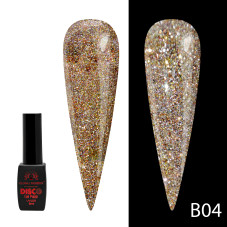 Disco Gel Polish, Global Fashion, reflective, 8 ml B04