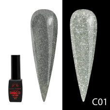 Disco Gel Polish, Global Fashion, reflective, 8 ml C01