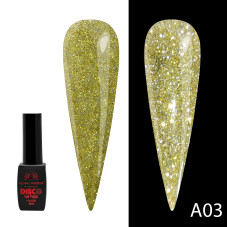 Disco Gel Polish, Global Fashion, reflective, 8 ml A03