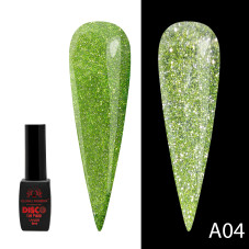 Гель лак Disco Gel Polish, Global Fashion, светоотражающий, 8 мл A04