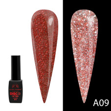 Гель лак Disco Gel Polish, Global Fashion, светоотражающий, 8 мл A09