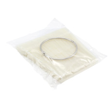 Tipsuri patrate pentru exersat cu inel set 50 - Milk