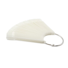 Tipsuri patrate pentru exersat cu inel set 50 - Milk