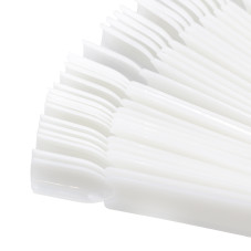 Tipsuri patrate pentru exersat cu inel set 50 - Milk
