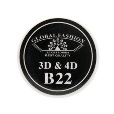 Гель 4D Global Fashion для лепки, чёрный 7 мл