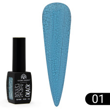 CRACK cracking gel polish, craquelure effect, 8 ml, No.01