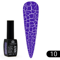 CRACK cracking gel polish, craquelure effect, 8 ml, No. 10