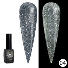 Гель лак Disco Gel Shine Spectrum, Global Fashion, светоотражающий, 8 мл 04