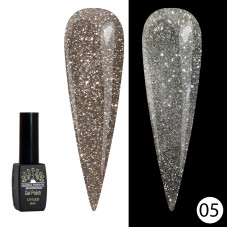 Гель лак Disco Gel Shine Spectrum, Global Fashion, светоотражающий, 8 мл 05