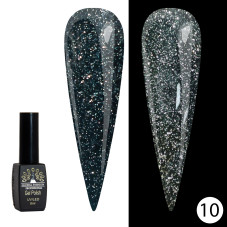 Гель лак Disco Gel Shine Spectrum, Global Fashion, светоотражающий, 8 мл 10