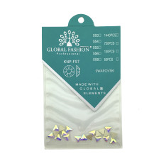 Nail decor, chameleon triangles (20 pcs)