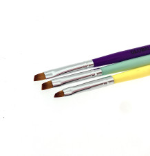 Set of beveled brushes 3 pcs, Sam-50