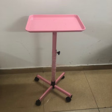 Тележка-столик для салонов красоты, розовый