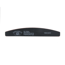 Nail file Global Fashion 180/240, black
