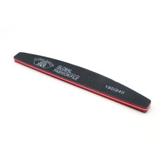 Nail file Global Fashion 180/240, black