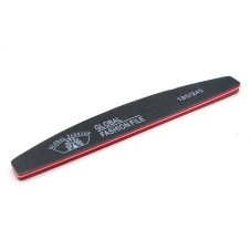 Nail file Global Fashion 180/240, black