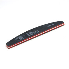 Pila pentru unghii Global Fashion, neagra, granulatie 120/150