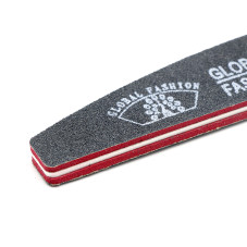 Pila pentru unghii Global Fashion, neagra, granulatie 100/100