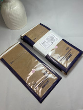 Крафт пакеты коричневые с окошком для стерилизации и хранения, 100х200 мм (100 шт./упак.)