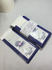 Крафт пакеты белые с окошком для стерилизации и хранения, 75х150 мм (100 шт./упак.)