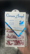 Swarovski Green Angel stones, red, mix sizes, 720 pcs