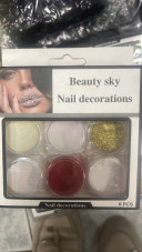 Набор для декора ногтей Beauty sky, 6 шт