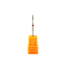 Diamond cuticle bit, flame, red notch 243/014R