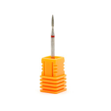 Diamond cuticle bit, flame, red notch 243/014R