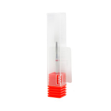 Diamond cuticle nozzle, blunt-nose flame, red notch 244/018R