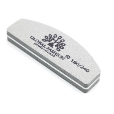 Nail file Global Fashion 180/240 (gray)
