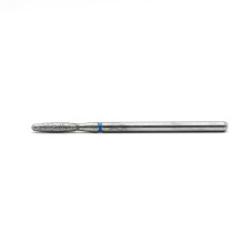 Diamond cuticle bit, rounded flame, blue notch 244/023B