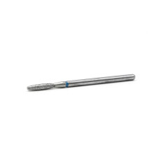 Diamond cuticle bit, rounded flame, blue notch 244/023B