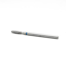 Diamond cuticle bit, rounded flame, blue notch 244/023B