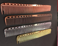 Long aluminum comb, antique gold