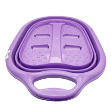 Foot bath, folding, lilac color
