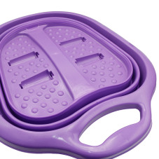 Foot bath, folding, lilac color