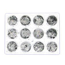 Decorative nails (diamonds) Global Fashion, silver