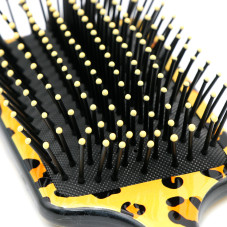 Hair brush, rectangular, 9919 Leopard