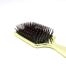 Hair brush, rectangular, 9919 Gold