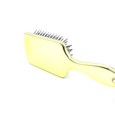 Hair brush, rectangular, 9919 Gold