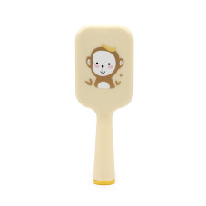 Hair brush, square, 9920-yellow