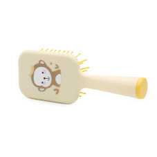 Hair brush, square, 9920-yellow