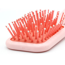 Hair brush, square, 9920-pink