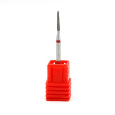 Diamond cuticle bit, rounded cone, red notch 850/023R